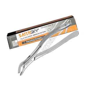 American Pattern Dental Instruments Forceps d'extraction dentaire manuelle de haute qualité Fig. 151AS Base de qualité allemande - Product Image 5