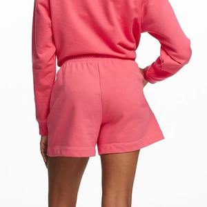 Shorts de bain 100% coton avec logo personnalisé, streetwear vintage de haute qualité, respirant, séchage rapide, taille élastique, sportif pour femmes - Product Image 6