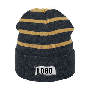 Bonnets d'hiver tricotés de haute qualité en gros avec logo personnalisé Nouveau style Meilleur vendeur à bas prix Casquettes Bonnets - Product Image 2