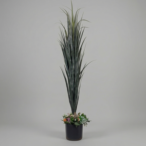 Planta Artificial de Césped Alto con Base de Flores Silvestres - Product Image 2