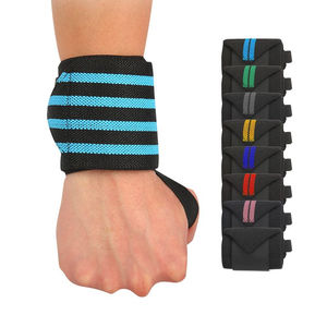Best Quality Customizable <b>Nylon</b> Wrist Wraps for Men Fitness Wear for Weightlifting Support Wholesale Summer Workout Essentials - Product Image 3