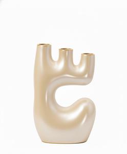 Jarrón de Flores, Jarrón de Metal, Jarrón de Mesa - Product Image 4