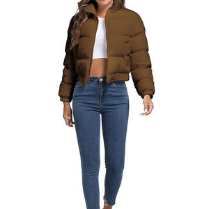 Chaquetas acolchadas para mujer, precio al por mayor, Moq bajo personalizado, ropa de calle cálida, Abrigo acolchado, prendas de vestir exteriores, chaqueta acolchada para mujer - Product Image 4