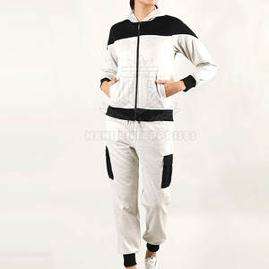 High Quality <b>Apparel</b> Clothing Tracksuit Running Wear Women Tracksuit Solid Color Women Tracksuit - Product Image 1