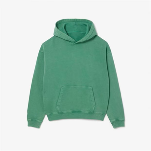 Ropa de calle con capucha sin cremallera, Jersey de algodón pesado, sudadera OEM con bolsillos frontales, Sudadera con capucha holgada informal a la moda - Product Image 2