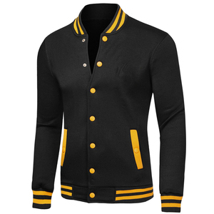 2025 vente en gros chaleur logo personnalisé conception université vestes personnalisé unisexe Baseball veste hommes décontracté uni coton hiver neige veste - Product Image 1