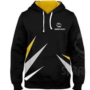 เสื้อฮู้ดดี้ผู้ชายแฟชั่นใหม่ ลายพิมพ์แบบซับลิเมชั่น สีสันตัดกัน ทันสมัย ลายพิมพ์ 3 มิติ ผ้าโพลีเอสเตอร์ - Product Image 2