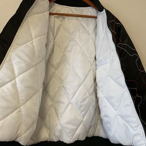 Chaqueta de cuero teñido liso de poliéster Spandex de alta calidad para hombre, chaquetas de sublimación hinchadas recortadas - Product Image 5