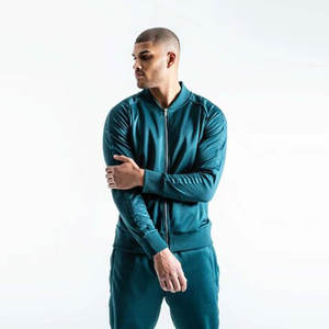 Chándal Deportivo de Invierno para Hombre, Ropa Deportiva Informal de Talla Grande, Traje para Correr, Sudadera con Cremallera, 100% Algodón de Felpa - Product Image 3