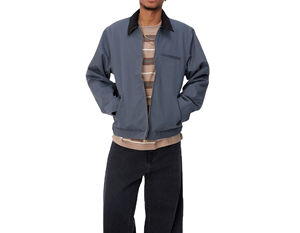 Veste de travail en toile pour hommes personnalisée OEM Streetwear extérieur avec aspect vintage lavé et veste d'hiver classique à col rabattu - Product Image 4