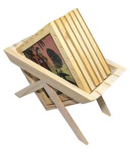 Vente en gros de dessous de verre en bois de noyer d'acacia de hêtre personnalisé rond carré pot de boisson vierge pour le thé et le café emballé dans un carton - Product Image 6