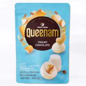 Dragées au chocolat bonbons en-cas OEM HALAL yaourt chocolat enrobé d'amande noix de cajou noix macadamia vente en gros 75g bon prix - Product Image 1