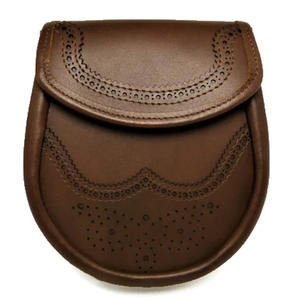 Sporran Kilt de cuero de color sólido de alta calidad sporran Sporrans de cuero genuino a precios al por mayor - Product Image 1