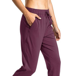 Pantalones deportivos de invierno para mujer, transpirables, ecológicos, de la mejor calidad, ropa de calle de algodón, estilo plano, Yoga frontal - Product Image 6