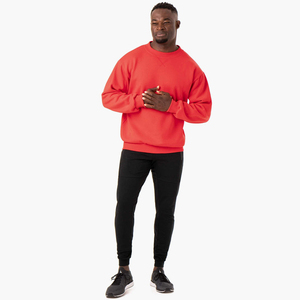 Sweat-shirt surdimensionné pour homme en molleton polyester/coton, personnalisé, écologique, avec impression sérigraphique vintage et effet délavé à l'acide - Product Image 5