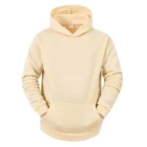 เสื้อฮู้ดดี้ฤดูหนาวสำหรับผู้ชายและผู้หญิง สีพื้น แขนยาว 14 สี ผ้าฝ้าย 100% พิมพ์ลายดิจิทัล - Product Image 1