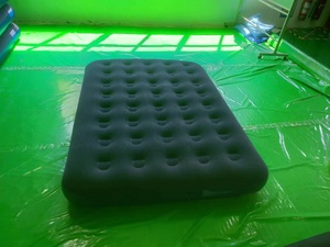 Cama de aire suave clásica portátil para interiores/exteriores con colchón inflable de bomba de mano para muebles para el hogar o Camping - Product Image 5