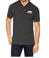 Kaos Pria Regular Fit 100% Katun Rajut Anti Kusut Kancing Depan Dapat Dicuci Mesin Bangladesh Grosir