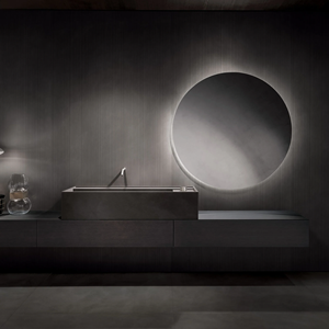 Meuble de salle de bain sur mesure JY Project, Vietnam, RTA, à poser au sol, en MDF et contreplaqué, meuble de salle de bain de luxe avec lavabo - Product Image 1