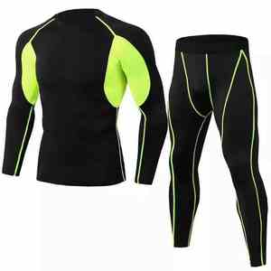 Alta calidad 2 unids/set de secado rápido para hombres Rash Guard Muay Thai Wrestling MMA BJJ ropa deportiva de boxeo traje en caja de alta calidad - Product Image 1