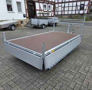 Remolque para Autos 3016/27 F de Alta Capacidad, 1000 kg de Carga Útil Máxima, Eje Tándem con Iluminación LED - Product Image 2