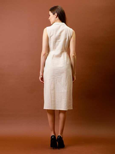 Robe Midi Formelle en Lin pour Femme: Élégante, Confortable et Parfaite pour Tous les Jours - Product Image 4