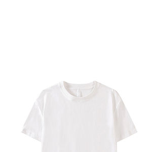 Vente en gros T-shirt 100% coton à coupe ajustée pour homme à manches courtes respirantes à séchage rapide avec logo personnalisé et nouveau design à motif uni - Product Image 5