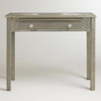 Table console moderne en métal noir Ambrose, nouveau design, mobilier pliable pour entrée, salon, atelier, appartement, hôtel, école