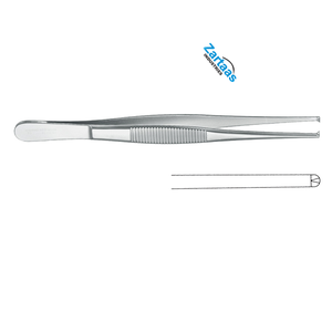 Alta Calidad Fórceps De Tejido De Acero Inoxidable 1x2 Dientes, Fabricante De Instrumentos Quirúrgicos De 20cm Exportador - Product Image 2