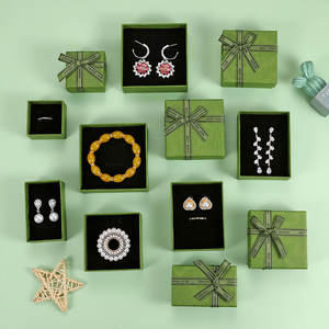 Caja de joyería de aguacate Caja de joyería vintage Collar Anillo Pendiente Paquete de regalo Almacenamiento Precio al por mayor - Product Image 3