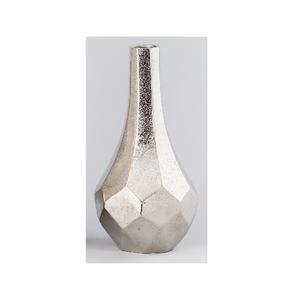 Florero de compota de metal en base de pedestal con acabado antiguo de cobre para jarrón de mesa de boda para piso - Product Image 6