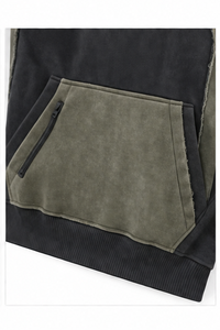 Sudadera con Capucha y Cremallera Estructurada de Mezcla de Algodón Premium para Fabricación de Ropa, Venta al por Mayor, Diseño Personalizado OEM - Product Image 4