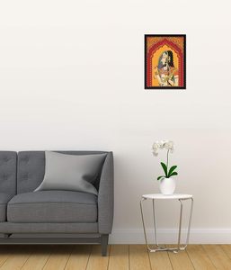 Arte de pared de papel Bani Thani Kishangarh, multicolor, tradicional, 10,0x13,0 pulgadas, juego de 1 - Product Image 2
