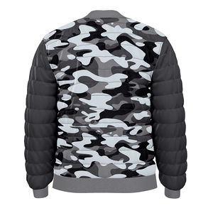 แจ็คเก็ตบุนวมแบบบางคอตั้งสำหรับผู้ชายเสื้อแจ็คเก็ตบุนวมมีโลโก้ด้านหน้าให้ความอบอุ่นในฤดูหนาว2025 - Product Image 2