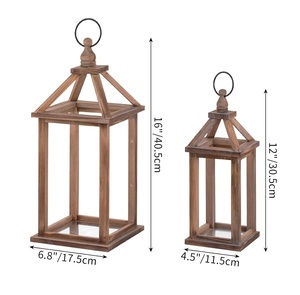 Wooden Table and <b>Garden</b> Patio Decorative <b>Candle</b> Lantern <b>Holders</b> for Sale for Valentine's Day Celebration - Product Image 5