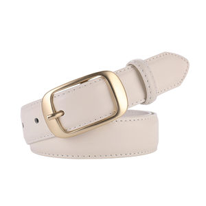 Top Designs Luxury <b>Stainless</b> <b>Steel</b> Buckle Cow Hide Genuine Leather Belts-Formal Heavy Duty - Product Image 4