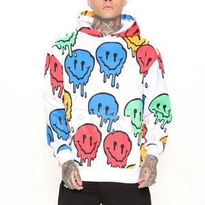 Pull à capuche en molleton de coton de haute qualité pour hommes personnalisé propre logo poche de créateur motif solide hiver XS taille tissu français - Product Image 3