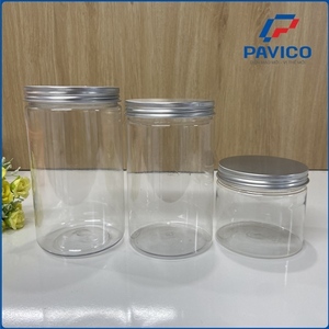 Tarros de especias de cilindro PET de 8oz de tamaño personalizado de alta calidad, tapas transparentes de 300ml, seguro para alimentos, logotipo de Color personalizado, fábrica de Vietnam - Product Image 6