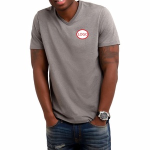 Calidad estándar 180gsm algodón poliéster Camiseta personalizada Colección de verano de manga corta Camiseta Lisa duradera para hombre de Factory - Product Image 1