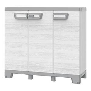 Armoire portable en plastique SEQUOIA CAB 102B avec 3 portes battantes (100 cm) – Kit de meubles Terry SEQUOIA CAB 102B - Product Image 1