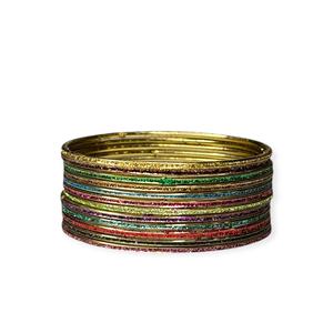 Ensemble de bracelets tendance géométriques fins plaqués or, port quotidien et utilisation pour les anniversaires, bijoux en imitation perle - Product Image 3