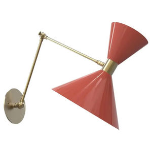 Minimalist <b>Wall</b> Lamp Metal Cone Shade E27 LED 2700K Warm White Black Gold White Living Room Sconce <b>Switch</b> Control - Product Image 5