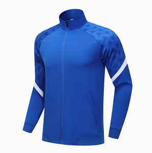 Survêtement d'entraînement pour hommes Ensemble de course à manches longues avec capuche et fermeture éclair - Product Image 3