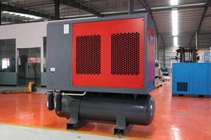 Compresor de Aire de Tornillo Integrado PM de Velocidad Variable 4 en 1 con Inyección de Aceite 15Kw/22Kw 16bar, Refrigerado por Aire, con Rodamientos, Tanque de Aire y Motor Secador de Aire - Product Image 2