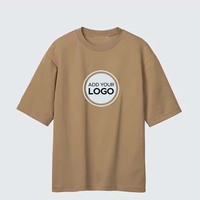 T-shirts en coton AIRism chemises grandes et hautes pour hommes L-5XL surdimensionné coton col rond sonnerie lâche solide t-shirt surdimensionné t-shirts