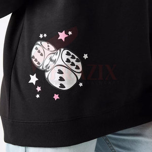 สินค้ามาใหม่ เสื้อสเวตเชิ้ตผู้หญิงลำลองสำหรับฤดูหนาว ดีไซน์สั่งทำพิเศษ ผ้าฝ้าย 100% พิมพ์ลาย ขายตรงจากโรงงาน - Product Image 6