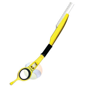 Navaja de Afeitar Recta de Acero Inoxidable con Logotipo Personalizado Premium, Navaja de Afeitar Profesional para Barbería, Navaja de Entresacar con Mango de Madera - Product Image 4