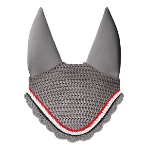 OEM Design Fabrication vente en gros usine pas cher cheval mouche voile cheval soins silencieux crochet oreille filet bonnet cheval équipement - Product Image 1