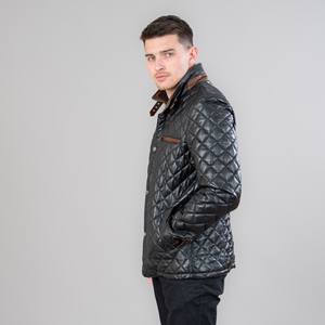 Veste en cuir pour homme à séchage rapide pour l'extérieur, nouveau design 2025, vêtements décontractés, respirante, veste en cuir pour homme, OEM personnalisé - Product Image 4