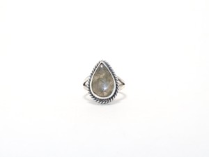 Vente d'usine dernière bague en pierres précieuses rutilées noires en argent Sterling 925 oxydé Boho bijoux pour Style Vintage porter des doigts - Product Image 2